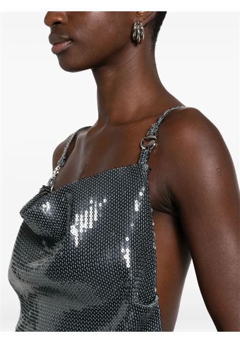 abito lungo logo dress donna grigio COPERNI | COPR205F3051GRY