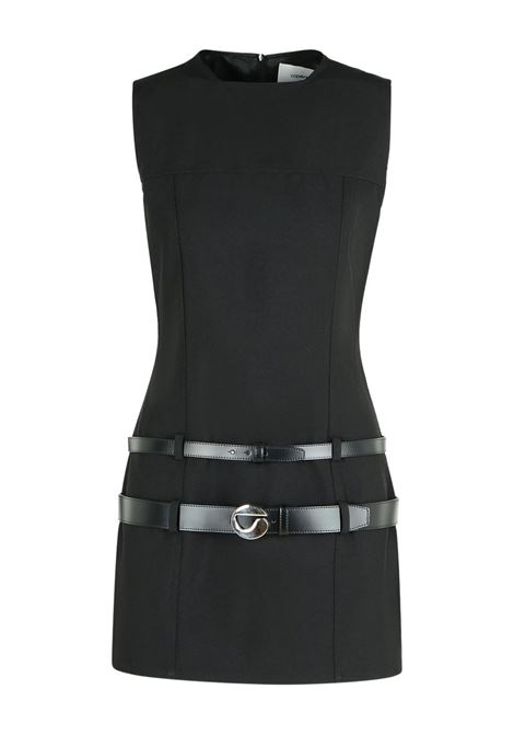 abito corto multi belt donna nero COPERNI | COPR214F3004BLK