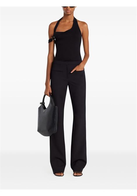 tank top asymmetrical buckle donna nera COURRÈGES | 325JDE143JS01949999