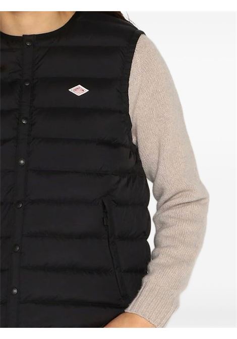 gilet inner down crewneck donna nero DANTON | DT-A0002BLACK