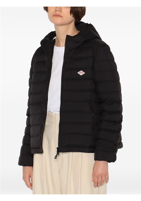 giacca middle down hooded donna nera DANTON | DT-A0563BLACK