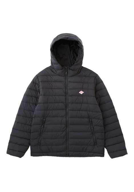 giacca middle down hooded uomo nera DANTON | DT-A0564BLACK