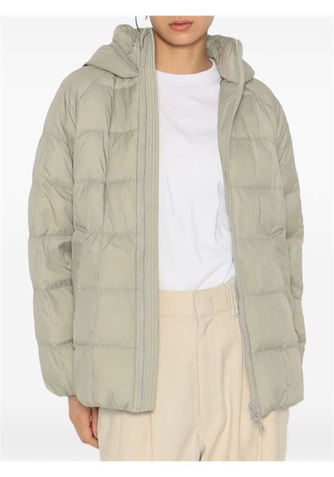 giacca nylon taffeta square quilted down donna grigia DANTON | DT-A0567GREIGE