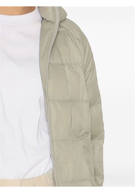 giacca nylon taffeta square quilted down donna grigia DANTON | DT-A0567GREIGE