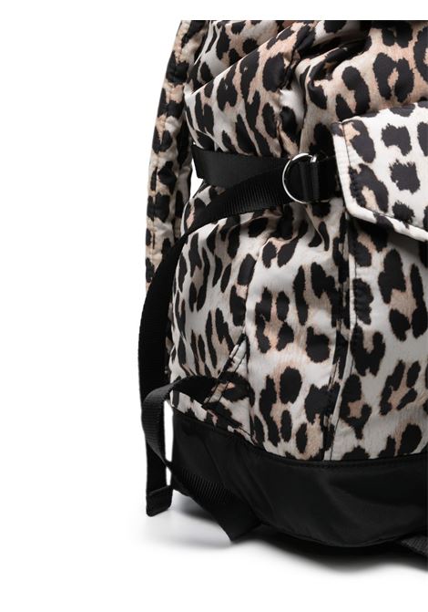 zaino tech donna leopard print GANNI | A4757943