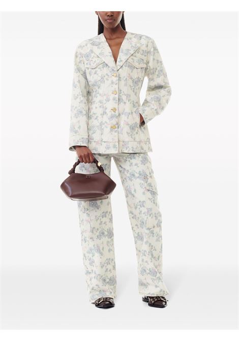 borsa ganni bou small donna cioccolato fondente GANNI | A5906890