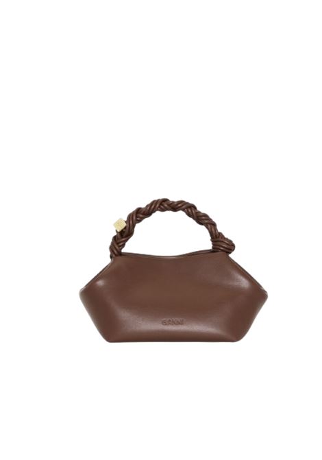 borsa ganni bou small donna cioccolato fondente GANNI | A5906890