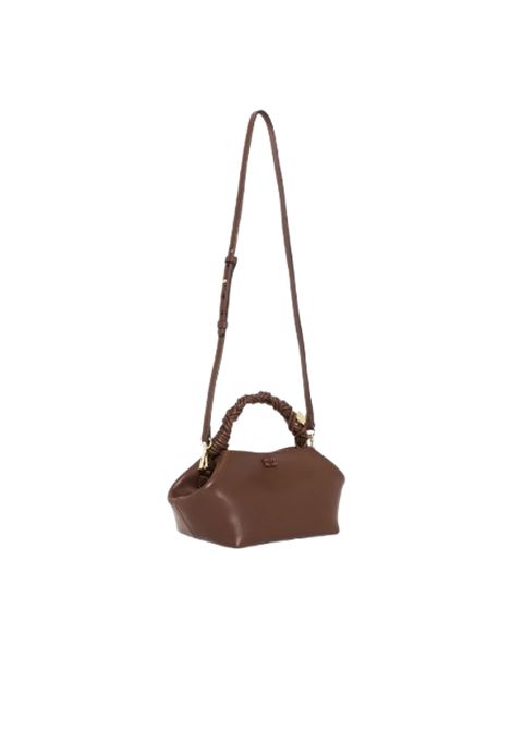 borsa ganni bou small donna cioccolato fondente GANNI | A5906890