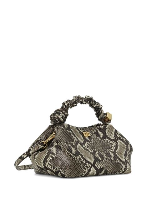 ganni bou bag small donna pitonata GANNI | A6758135