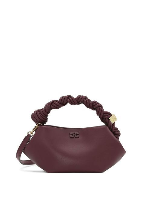 ganni bou bag mini donna borgogna GANNI | A6947436
