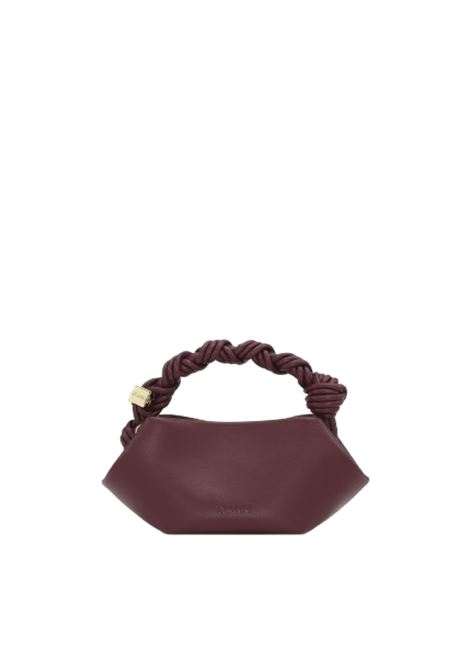 ganni bou bag mini donna borgogna GANNI | A6947436
