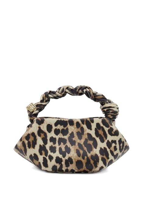 ganni bou bag mini donna leopard print GANNI | A6948943