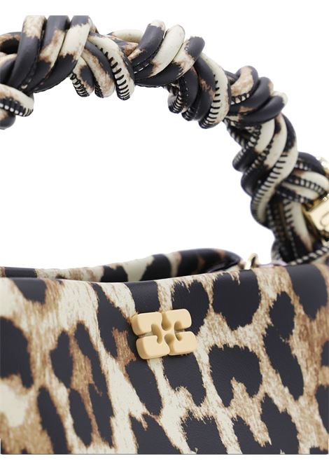 ganni bou bag mini donna leopard print GANNI | A6948943