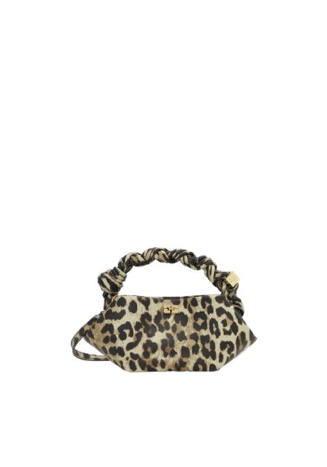 ganni bou bag mini donna leopard print GANNI | A6948943
