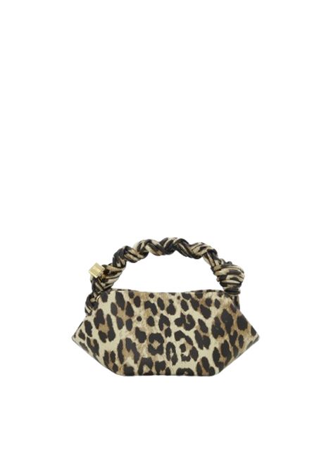 ganni bou bag mini donna leopard print GANNI | A6948943