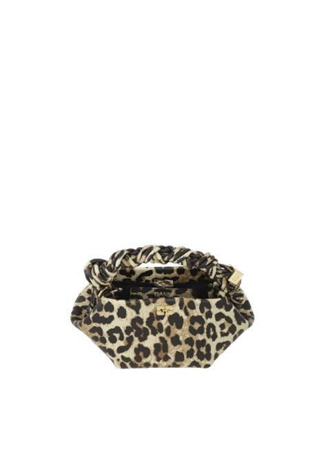 ganni bou bag mini donna leopard print GANNI | A6948943