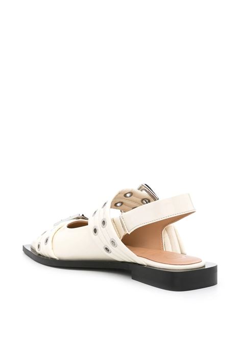 ballerine feminine buckle donna avorio GANNI | S2842135