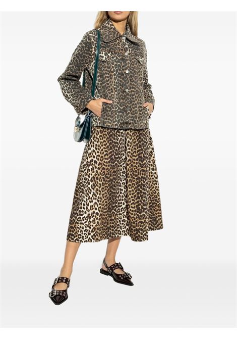 ballerine feminine buckle donna borgogna GANNI | S3086436