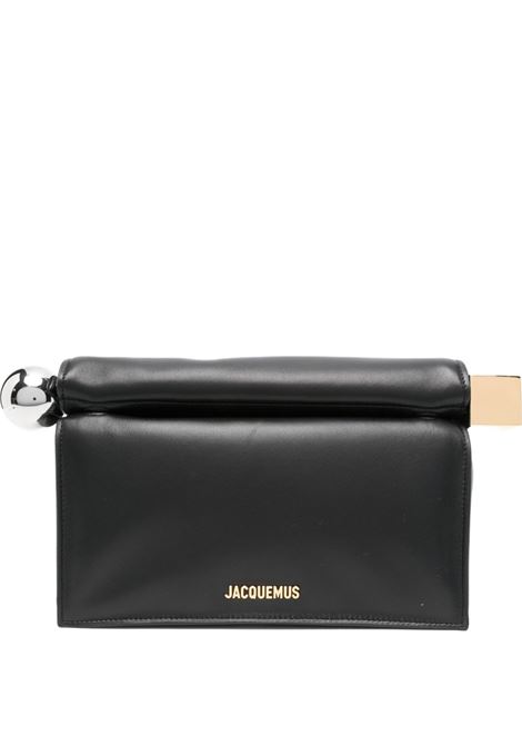 borsa la pochette rond carrè donna nera JACQUEMUS | BAW00356AC27L14990