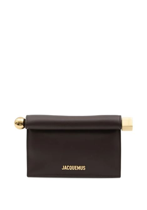 borsa le petit pochette rond carrè donna marrone JACQUEMUS | BAW00392AC27L14890