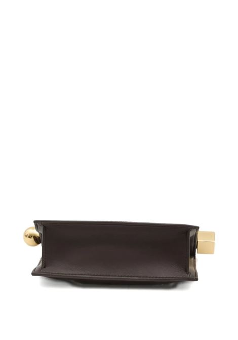 borsa le petit pochette rond carrè donna marrone JACQUEMUS | BAW00392AC27L14890