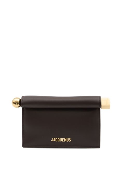 borsa le petit pochette rond carrè donna marrone JACQUEMUS | BAW00392AC27L14890