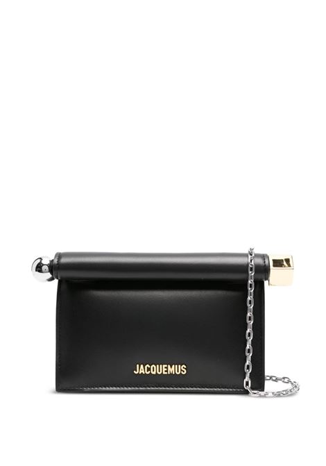 borsa le petit pochette rond carrè donna nera JACQUEMUS | BAW00392AC27L14990
