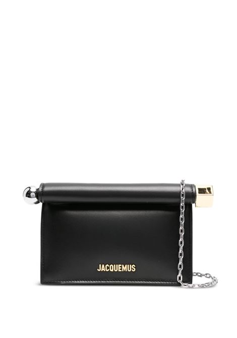 borsa le petit pochette rond carrè donna nera JACQUEMUS | BAW00392AC27L14990