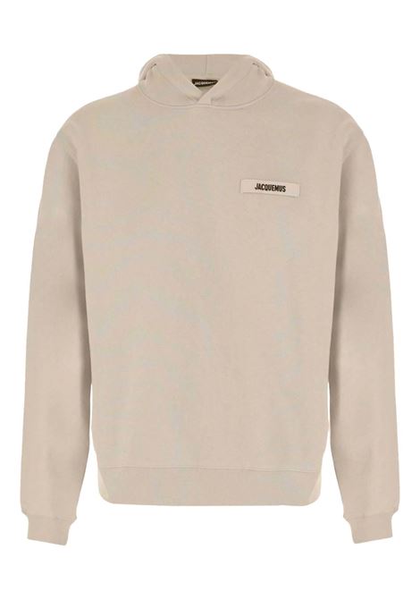 felpa le hoodie gros grain uomo beige JACQUEMUS | HOM00247AJ00126150