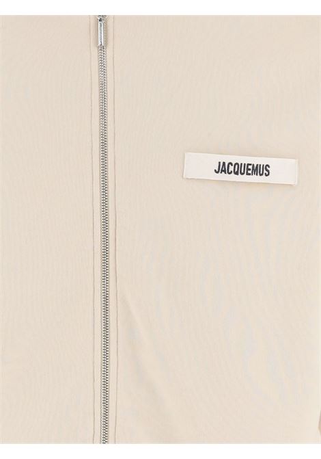 felpa le hoodie gros grain uomo beige JACQUEMUS | HOM00257AJ00126150
