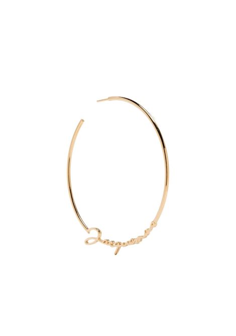 orecchini le creoles jacquemus donna oro JACQUEMUS | JWW00328AOT4005280