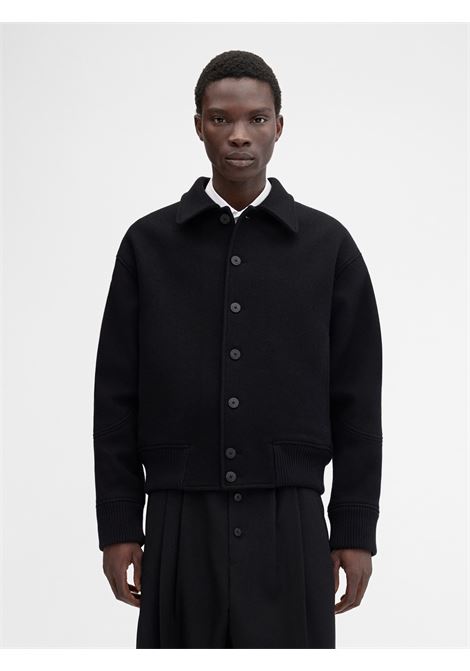giacca le bomber feltro uomo nero JACQUEMUS | OUM00107BW00429990