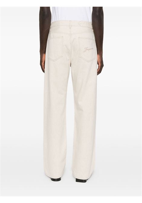jeans le de-nimes droit uomo beige JACQUEMUS | PAM00028AD00044130