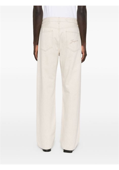 jeans le de-nimes droit uomo beige JACQUEMUS | PAM00028AD00044130