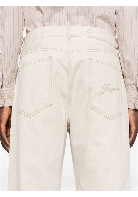 jeans le de-nimes droit uomo beige JACQUEMUS | PAM00028AD00044130