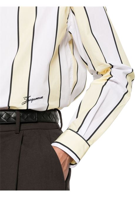 camicia simon uomo bianca e chiara JACQUEMUS | SHM00001DW004842BM