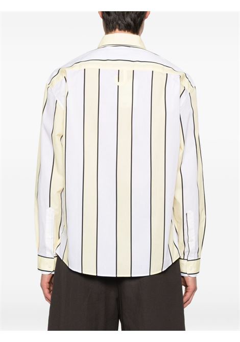 camicia simon uomo bianca e chiara JACQUEMUS | SHM00001DW004842BM