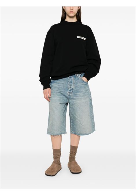 felpa le sweatshirt gros grain uomo nera JACQUEMUS | SSM00206AJ00126990