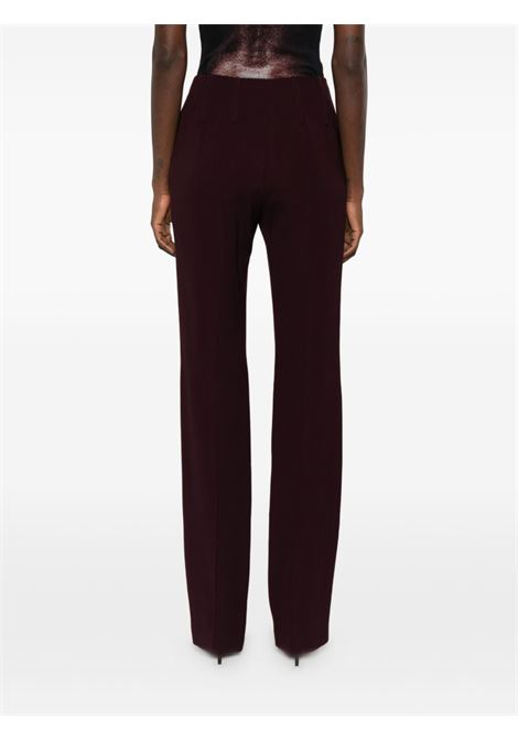 pantaloni straight boned donna borgogna MUGLER | 25F1PA05181963402
