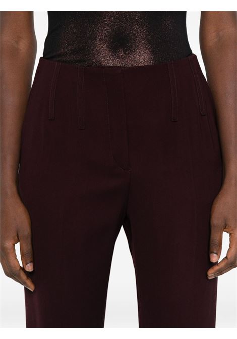pantaloni straight boned donna borgogna MUGLER | 25F1PA05181963402