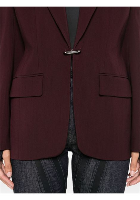 giacca pierced tailored donna borgogna MUGLER | 25F1VE04181963402