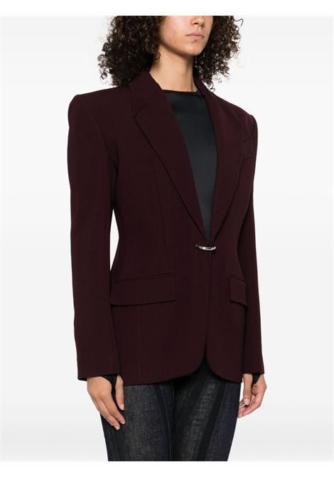 giacca pierced tailored donna borgogna MUGLER | 25F1VE04181963402