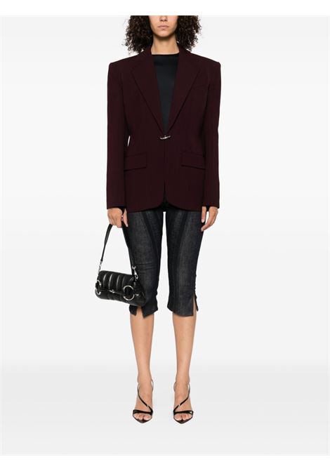 giacca pierced tailored donna borgogna MUGLER | 25F1VE04181963402