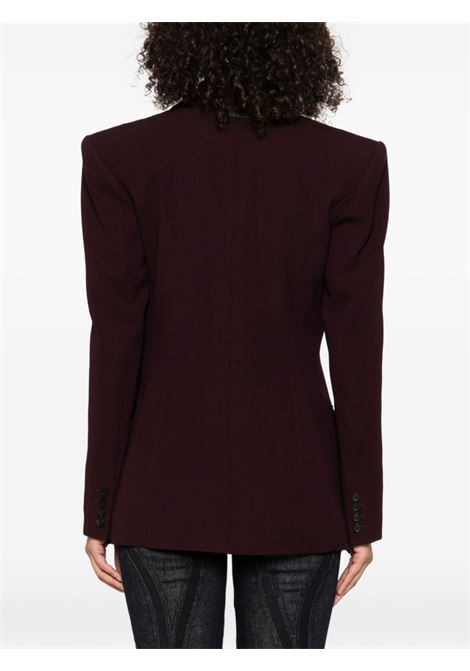 giacca pierced tailored donna borgogna MUGLER | 25F1VE04181963402