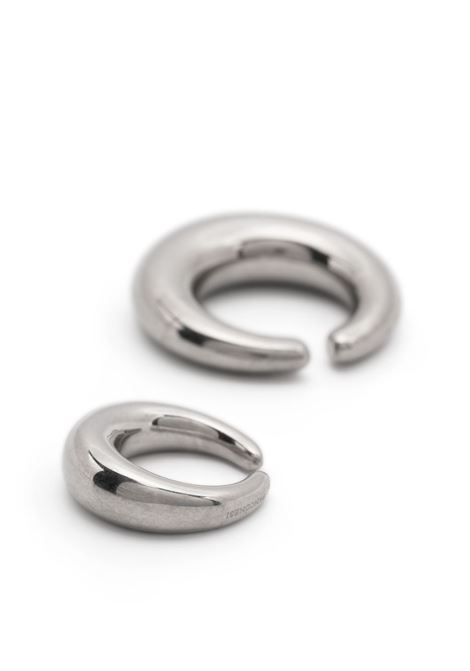 orecchini circle cuffs unisex argento PANCONESI | CAO-EA912-SSILVER