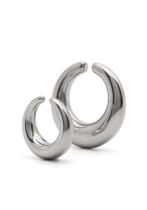 orecchini circle cuffs unisex argento PANCONESI | CAO-EA912-SSILVER
