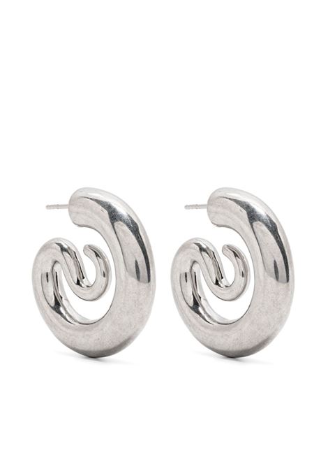 orecchini serpent hoops small unisex argento PANCONESI | CAO-EA915-PSILVER