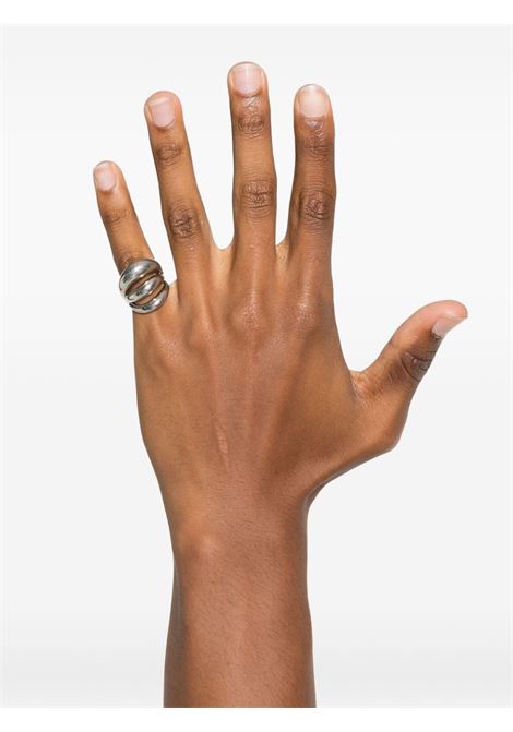 anello triptych blow up unisex argento PANCONESI | F25-FG002-SSILVER