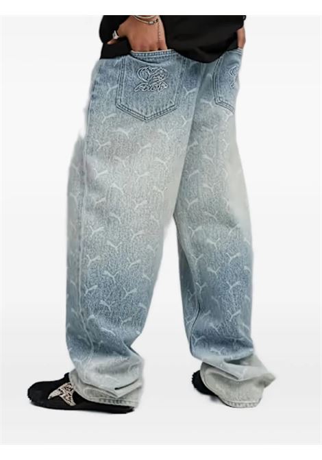 jeans laser monogram denim uomo blu PUMA | 63342801