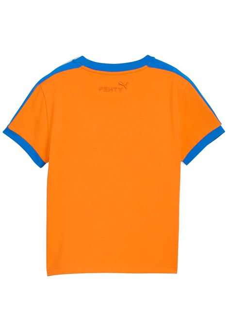 t-shirt t7 slim donna arancione PUMA | 63618445